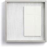 DEMDACO Balanced Faith Glossy White 10 x 10 Fir Wood and Ceramic Stoneware Wall Art Sign