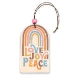 Car Air Fresheners by Studio Oh! - Pack of 2 Love Peace Joy Scented Hanging Air Fresheners