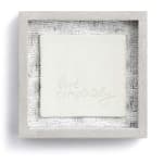 DEMDACO Love Completely Glossy White 6 x 6 Fir Wood and Ceramic Stoneware Wall Art Sign