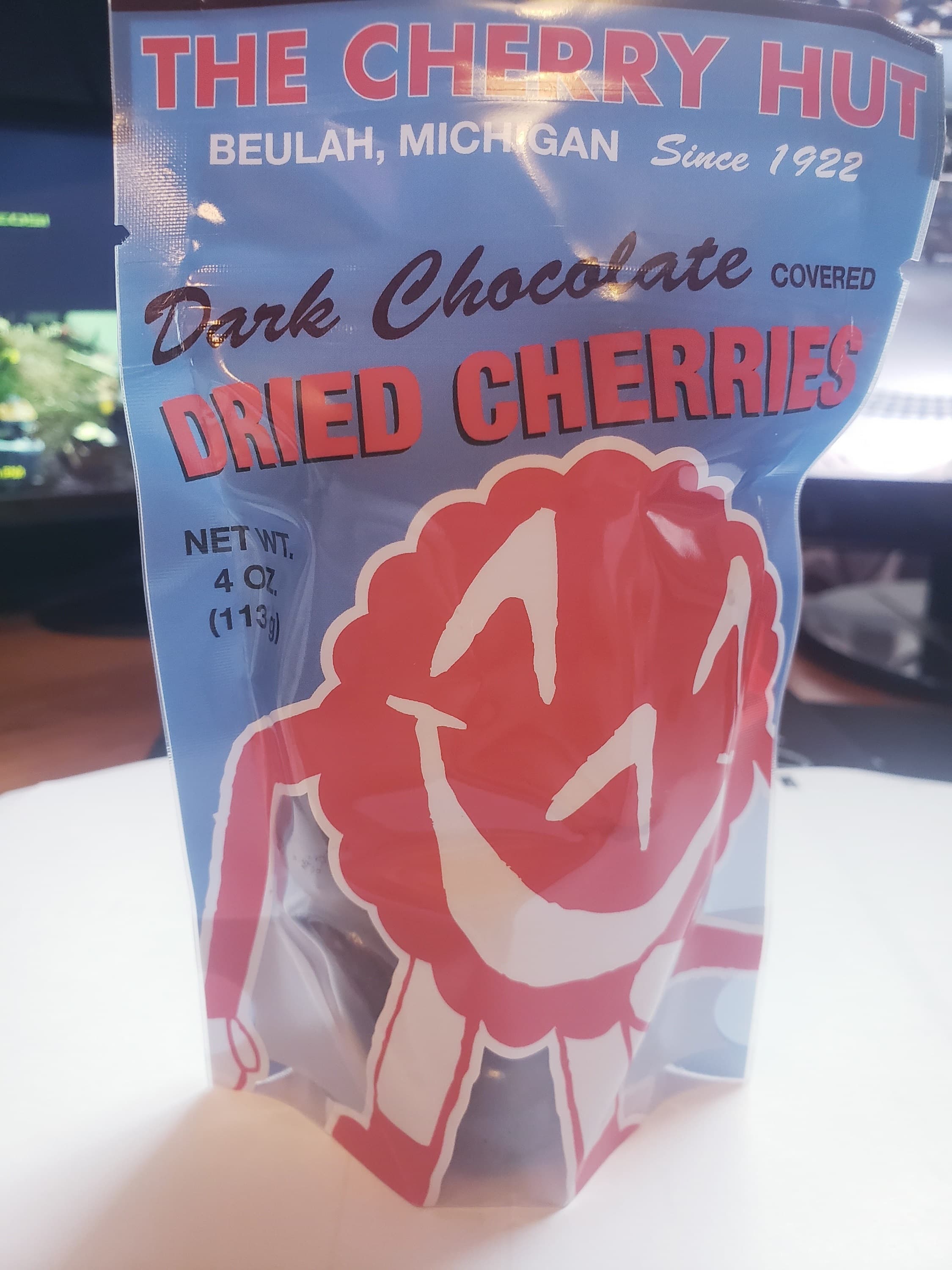 Cherry Hut SMALL BAG Dark Chocolate Dried Cherries 4 Oz