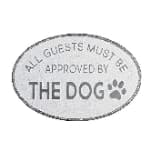 AMR910 18.5 x 12.25 in. Dog Approved Wall Decor
