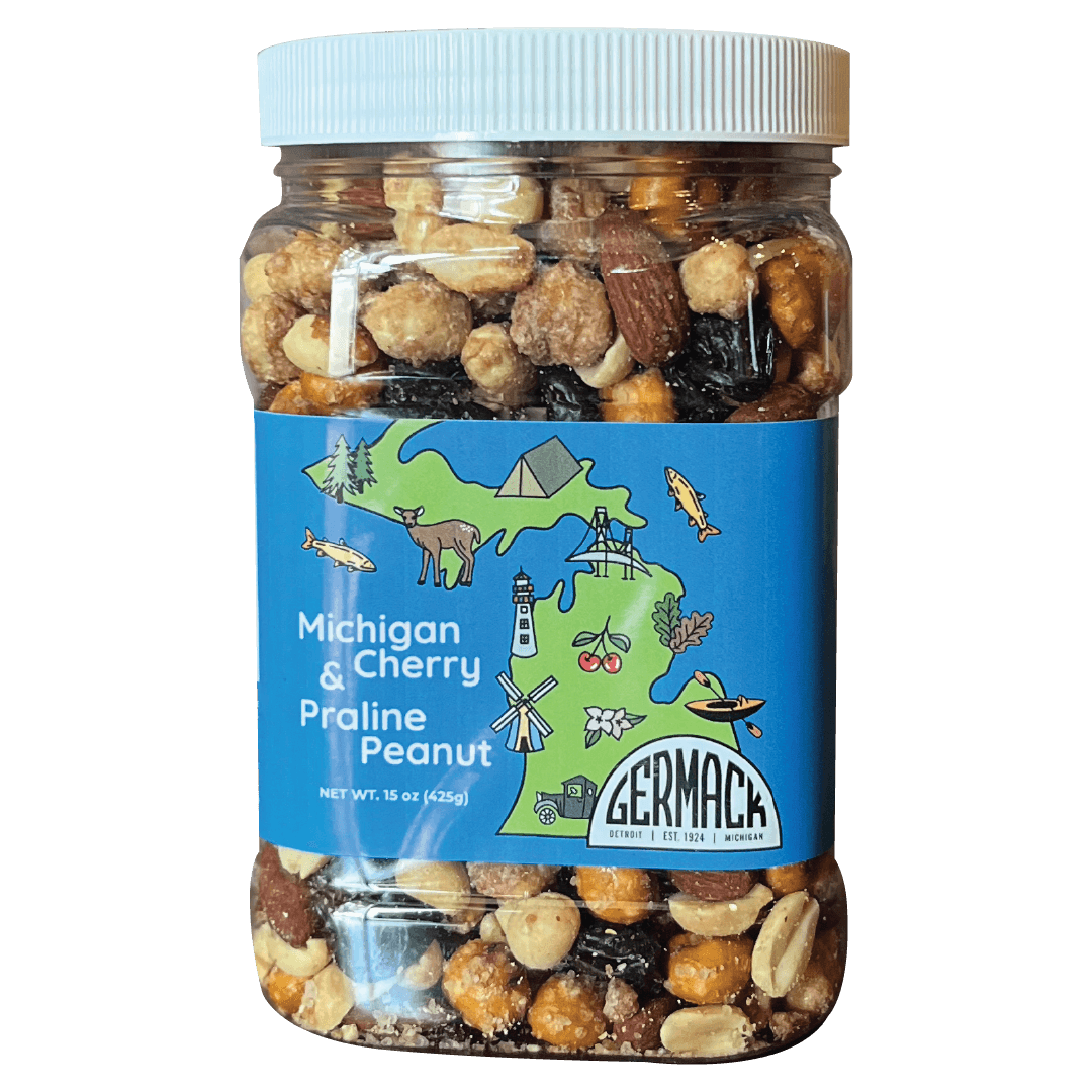 Germack Pistachio Company Michigan Cherry and Praline Peanuts 15oz