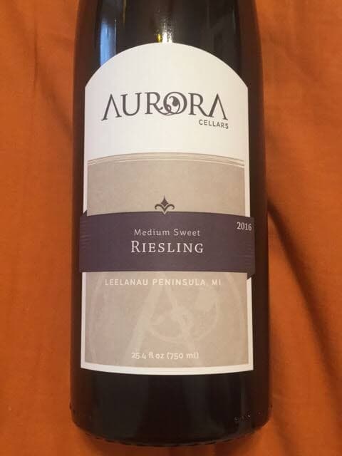 Aurora Cellars Sweet Riesling
