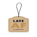 Car Air Fresheners by Studio Oh! - Pack of 2 Late AF Scented Hanging Air Fresheners