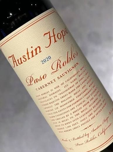 Austin Hope Cabernet Sauvignon Camus