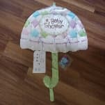 30in Hearts and Bears Baby Shower Umbrella
