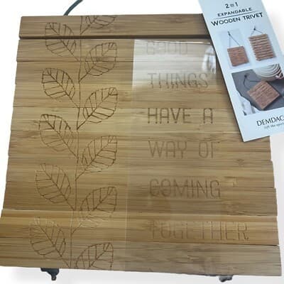 Demdaco Life Is Better At The Beach Wooden Trivet